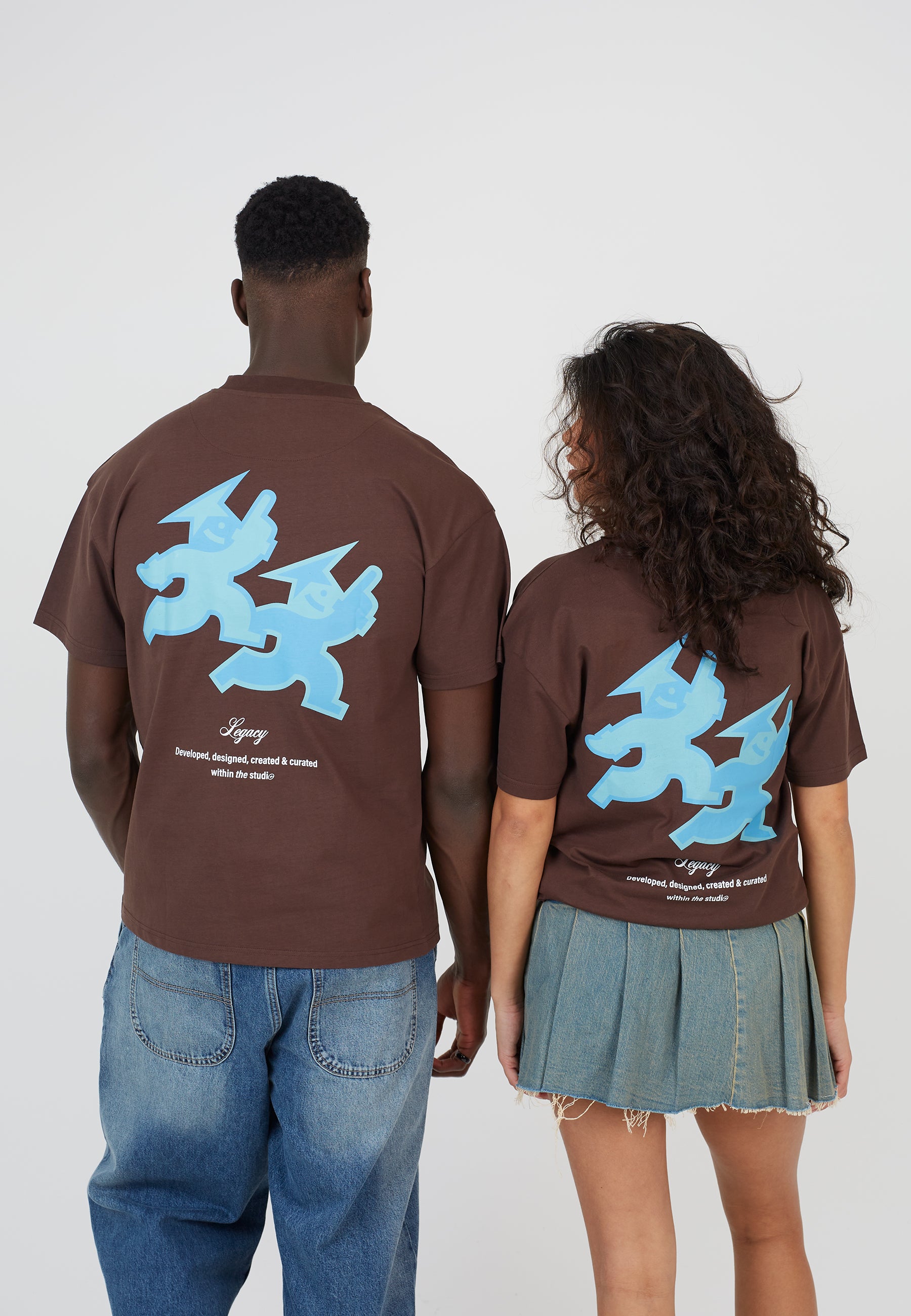 Oversized Brown Short Sleeve T-shirt