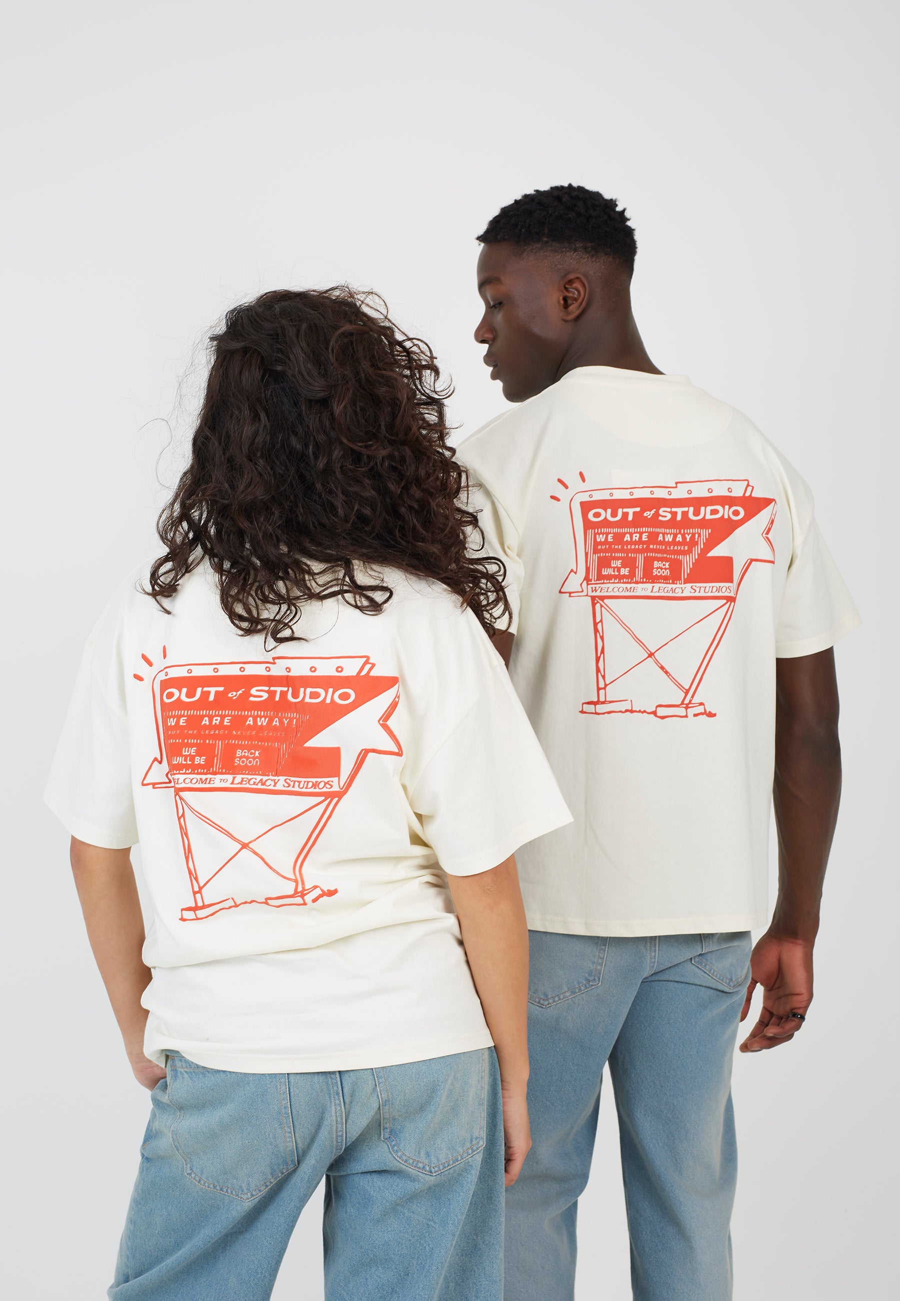 Oversized Cream Short Sleeve T-shirt