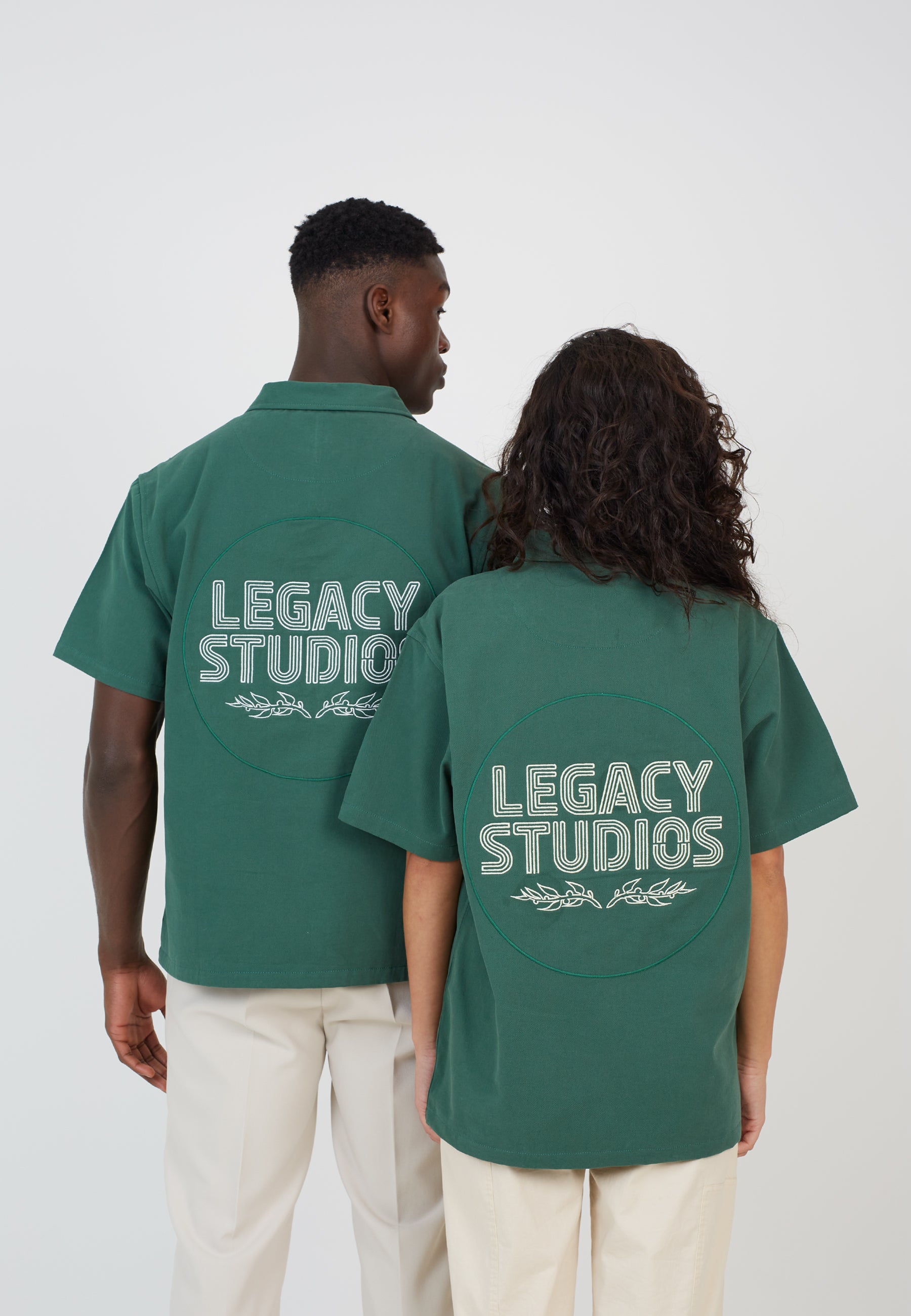 Green Workwear Quarterzip Shirt
