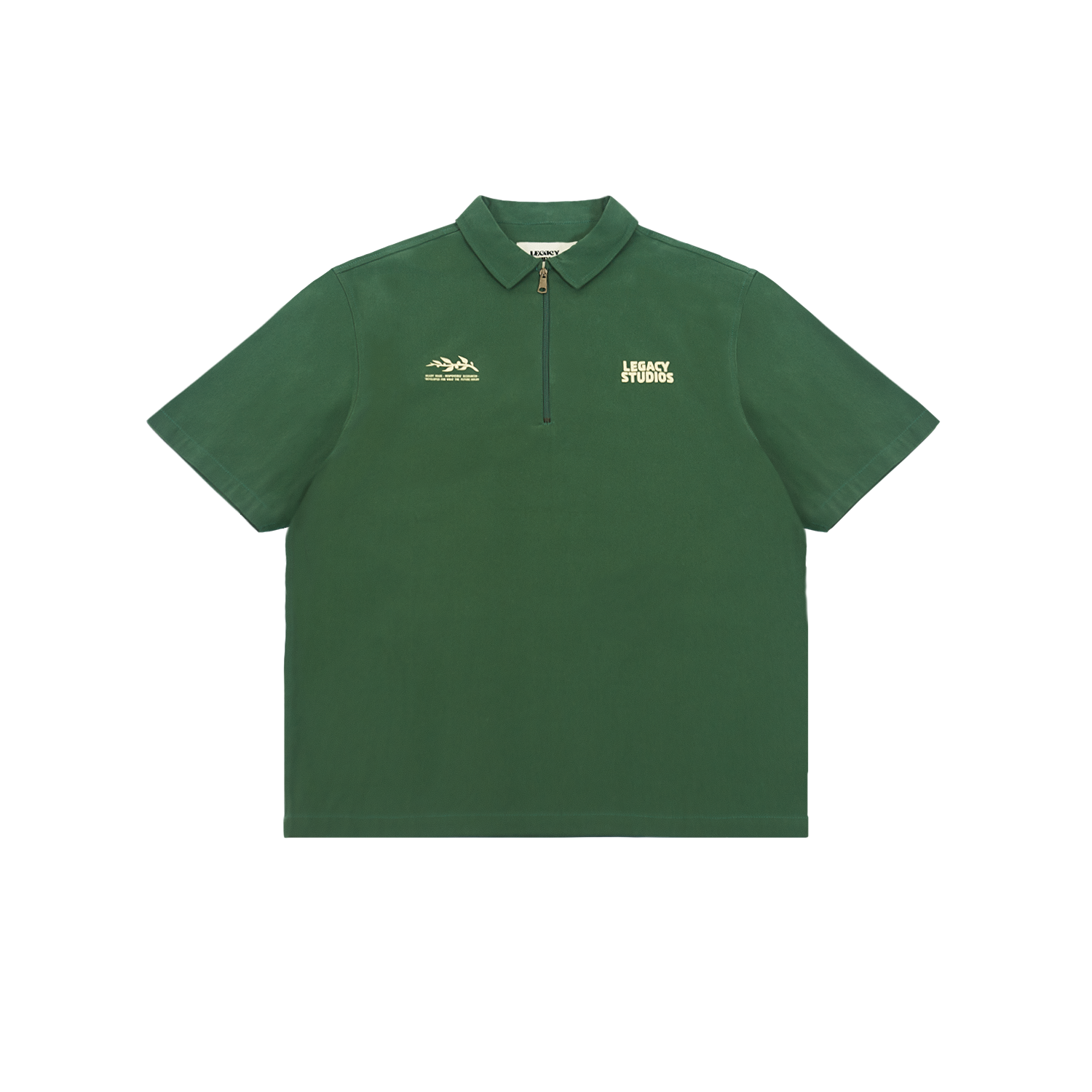 Green Workwear Quarterzip Shirt