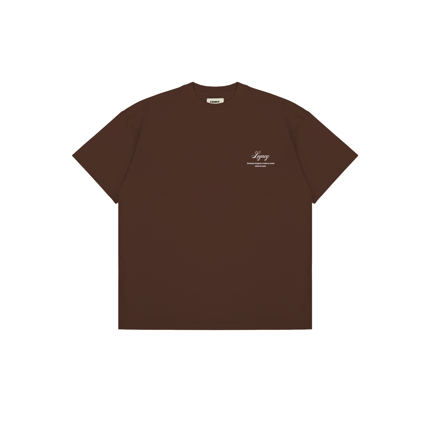 Oversized Brown Short Sleeve T-shirt