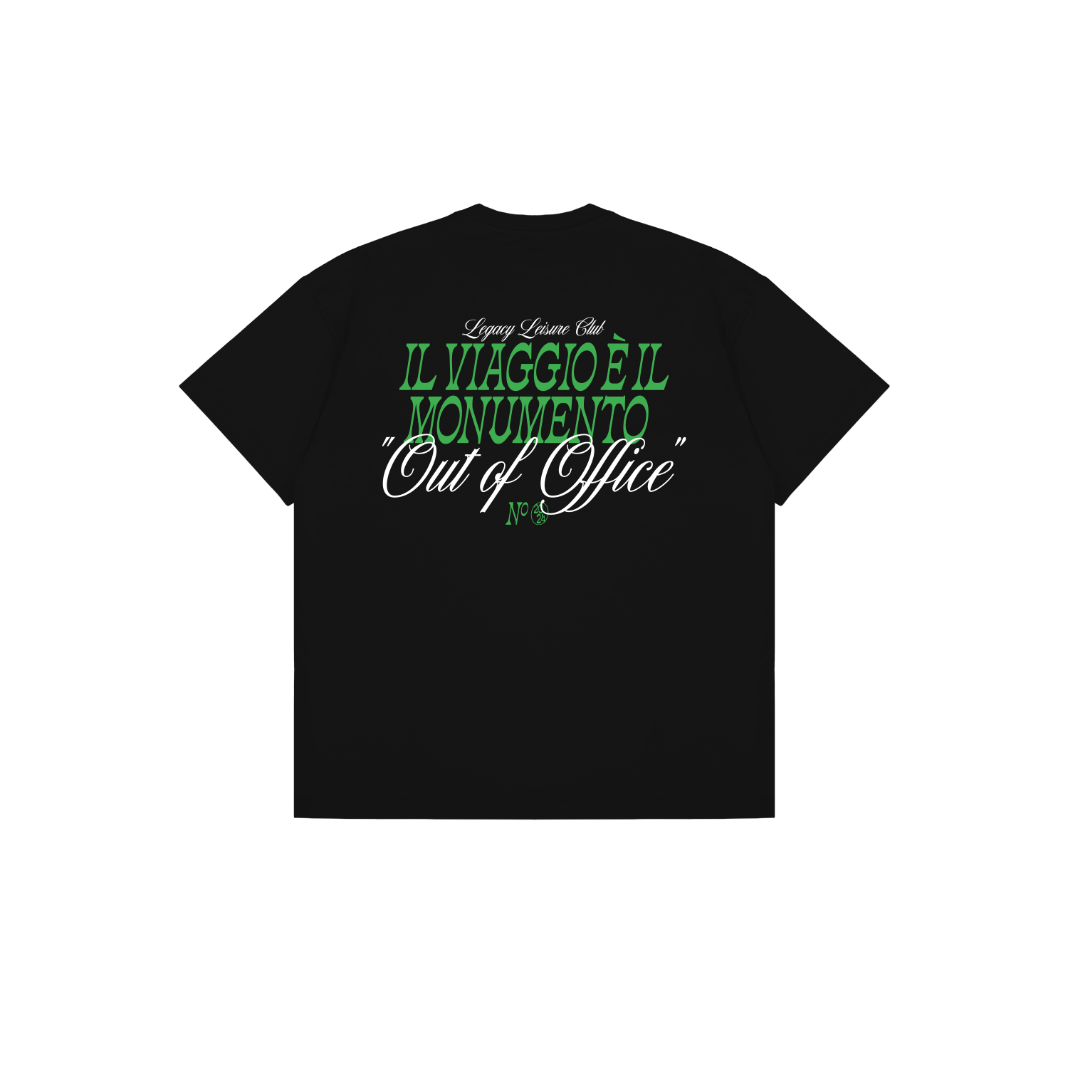 Oversized Puff Print Black Short Sleeve T-shirt