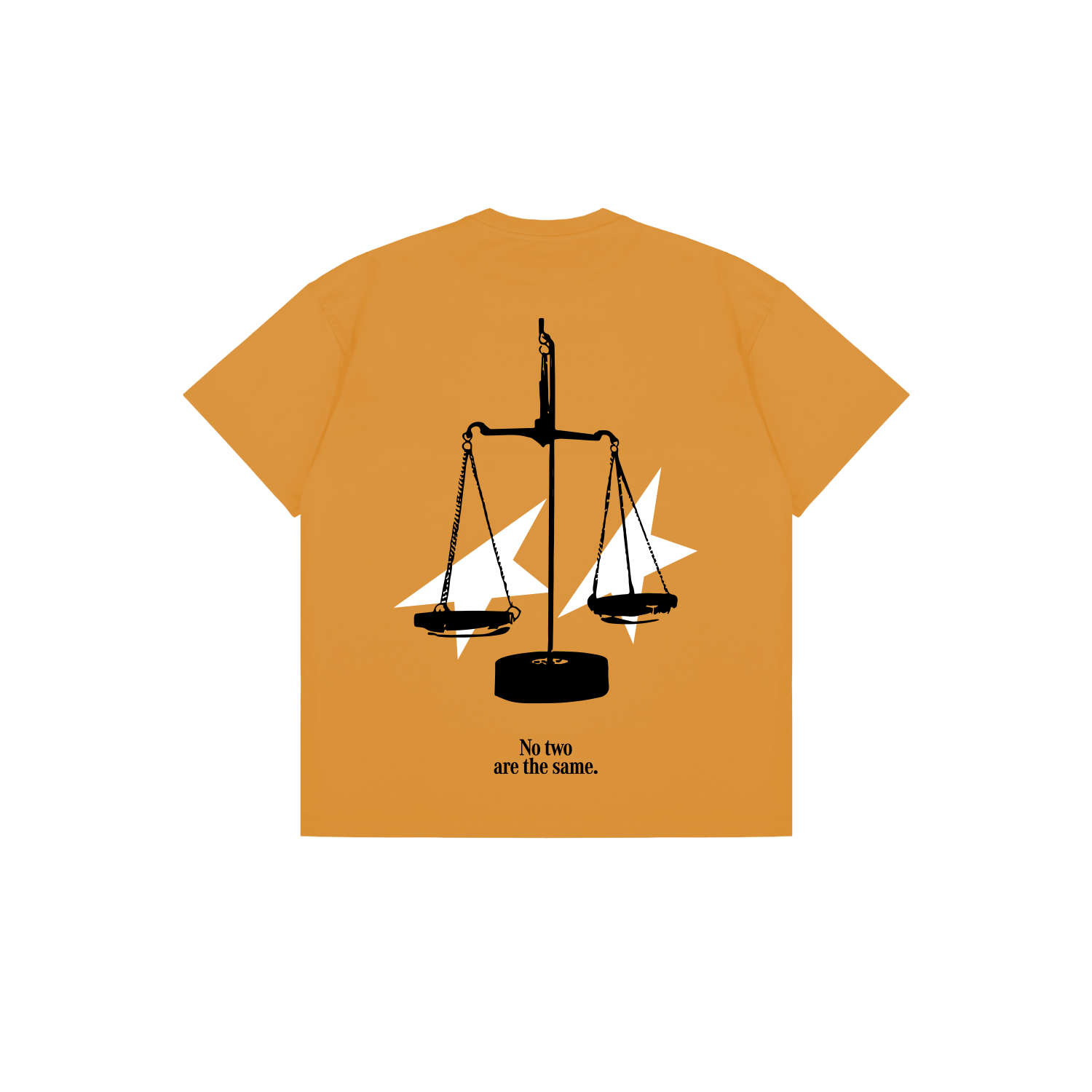 Oversized Orange Short Sleeve T-shirt