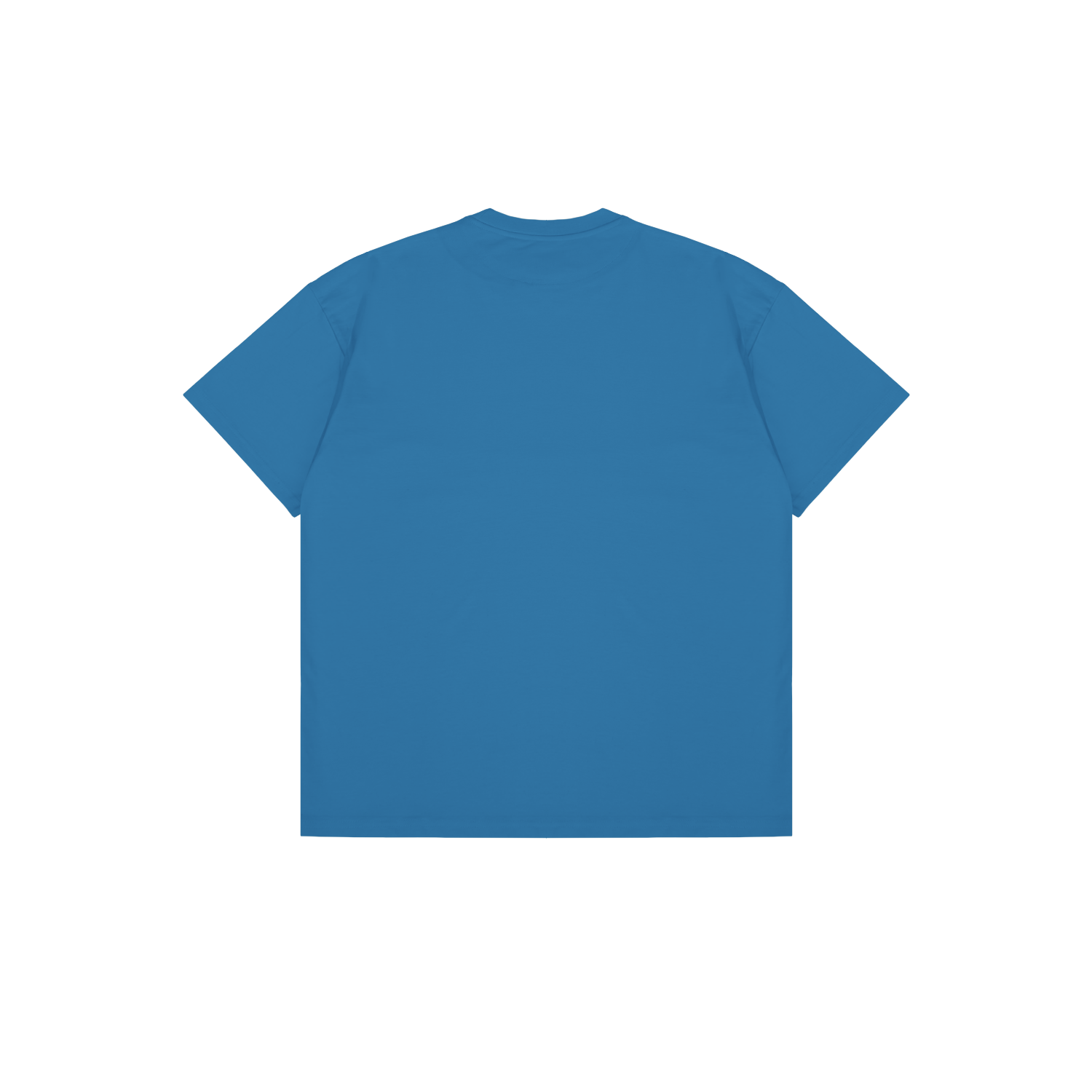Oversized Blue Short Sleeve T-shirt