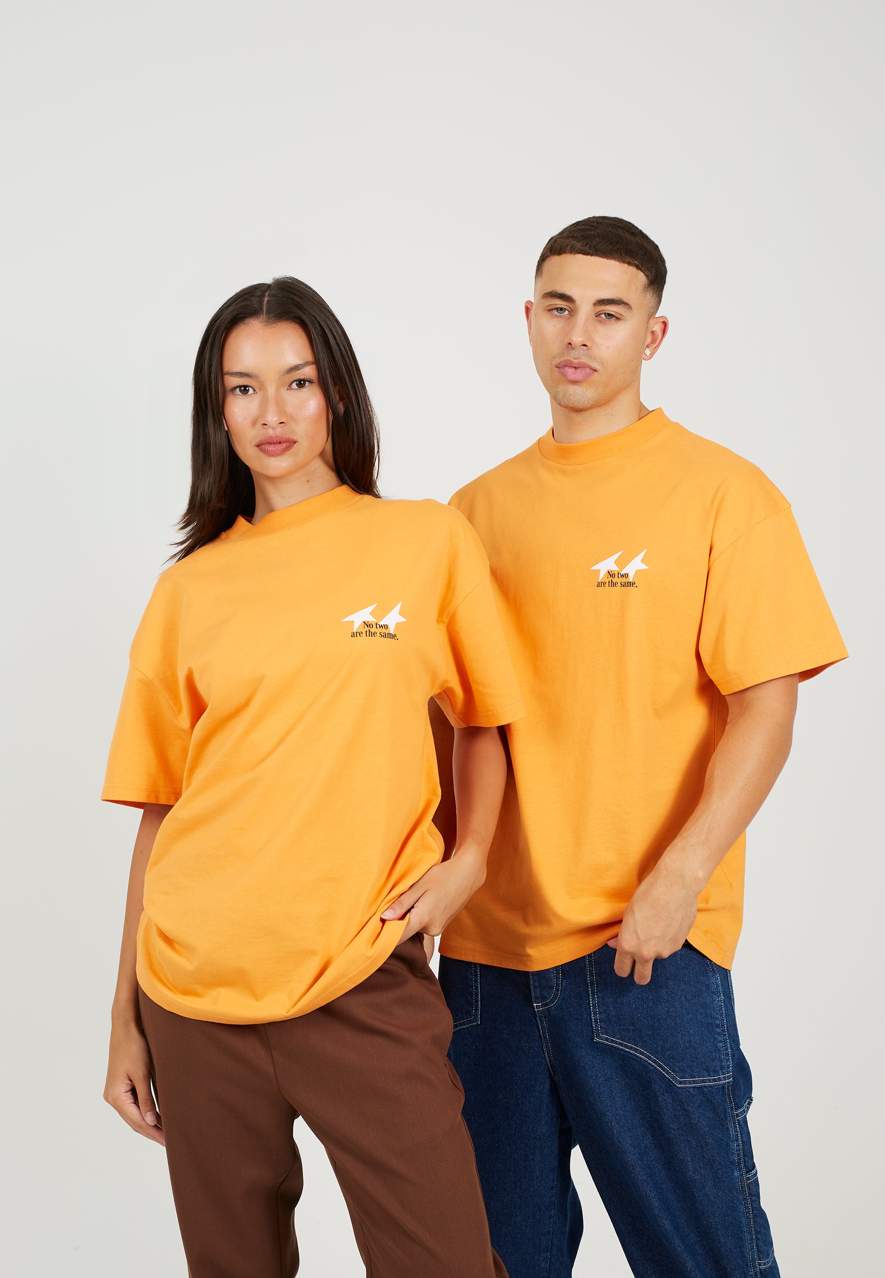 Oversized Orange Short Sleeve T-shirt