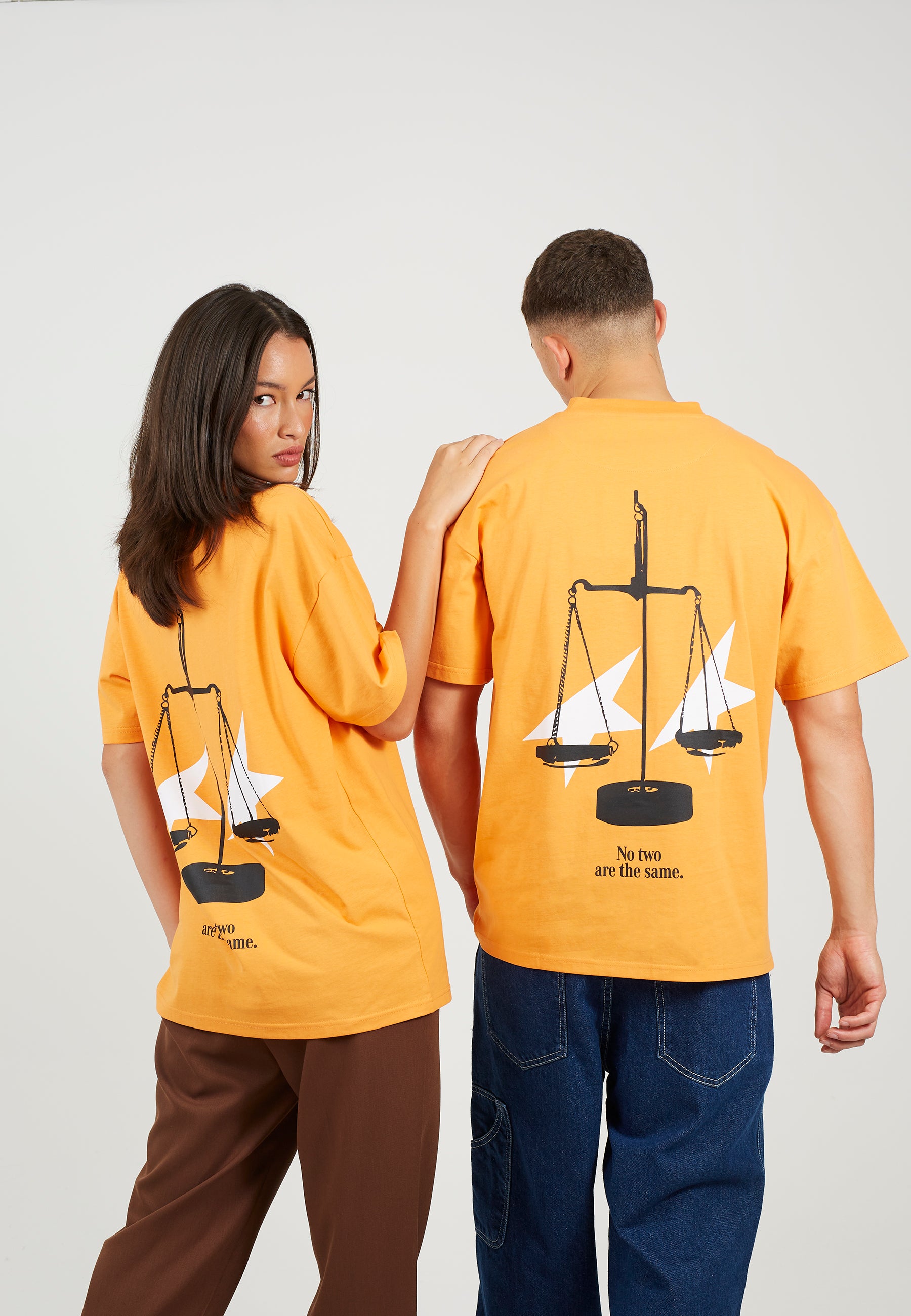 Oversized Orange Short Sleeve T-shirt